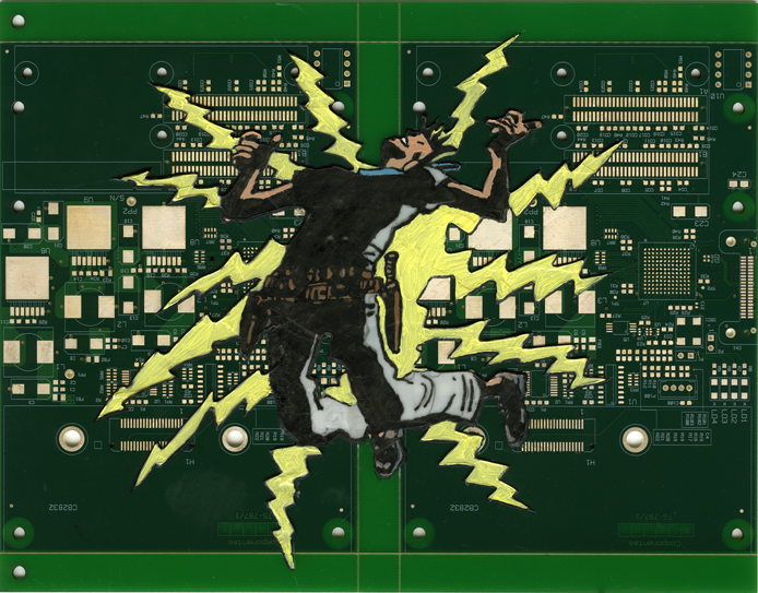 Electropintura, Cortocircuitos