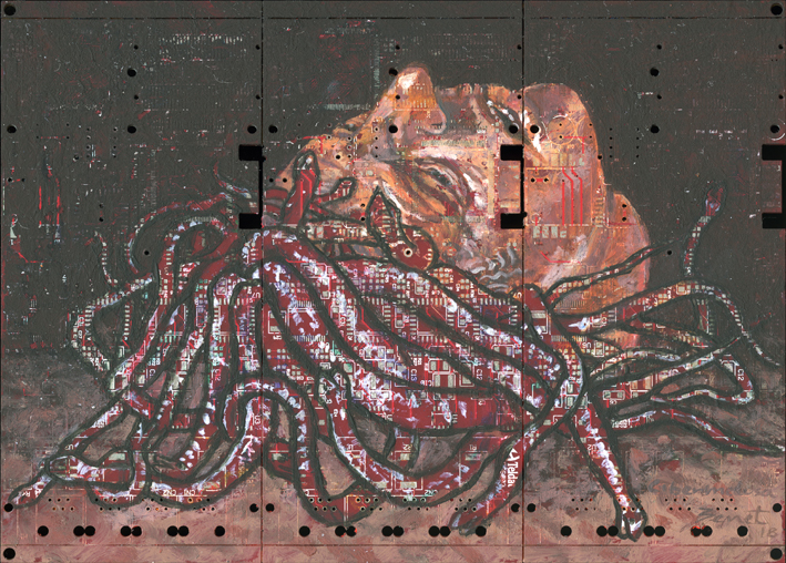 Electropintura, Circuitos grasos