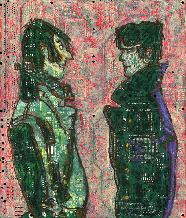 Electropintura, Circuitos grasos