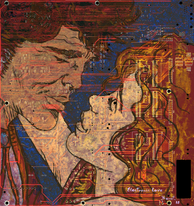 Electropintura, Circuitos grasos