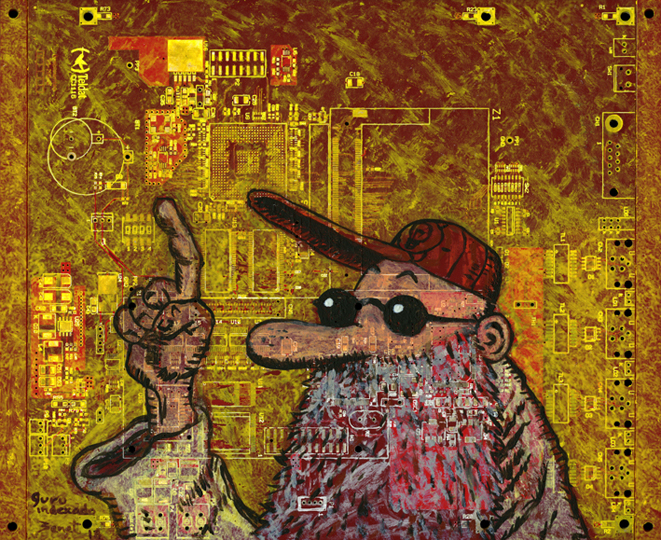 Electropintura, Circuitos grasos