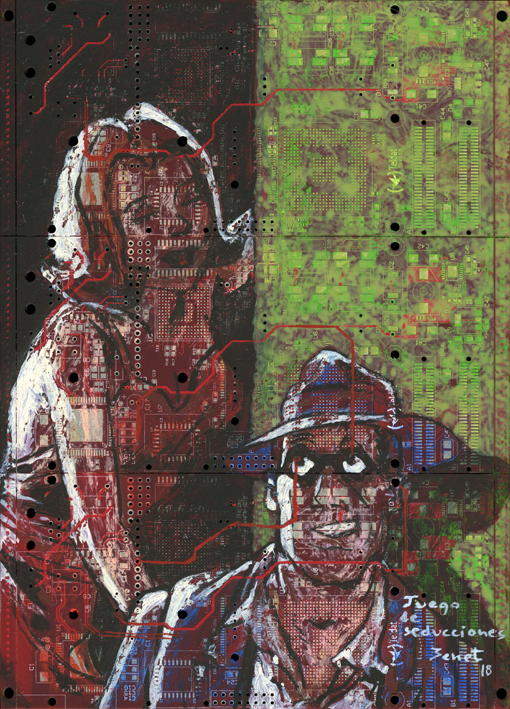 Electropintura, Circuitos grasos