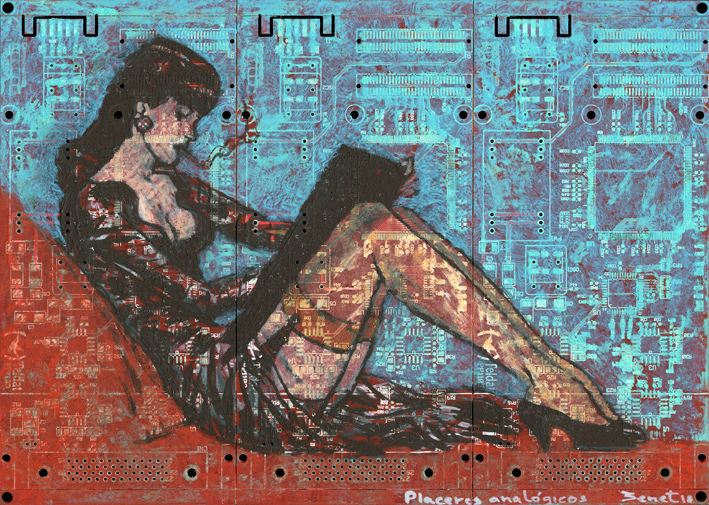 Electropintura, Circuitos grasos