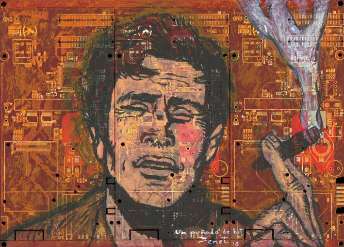 Electropintura, Circuitos grasos